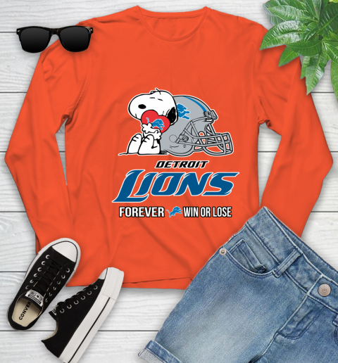 NFL The Peanuts Movie Snoopy Forever Win Or Lose Football Detroit Lions 128