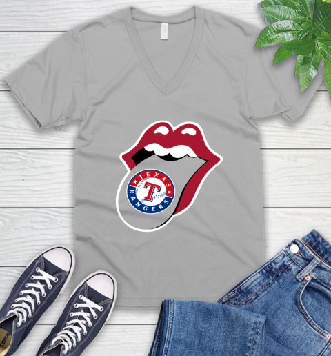 Texas Rangers MLB Baseball Lips I Root For My Team Adoring Fan 52