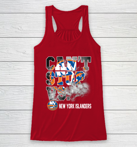 NHL New York Islanders Hockey Can't Stop Vs Racerback Tank 4