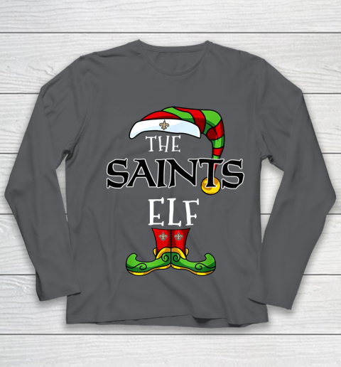 New Orleans Saints Christmas ELF Funny NFL Youth Long Sleeve 6