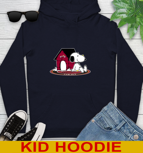 NBA Basketball Miami Heat Snoopy The Peanuts Movie Shirt Youth Hoodie 4