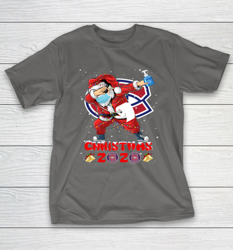 Montreal Canadiens Funny Santa Claus Dabbing Christmas 2020 NHL T-Shirt 8