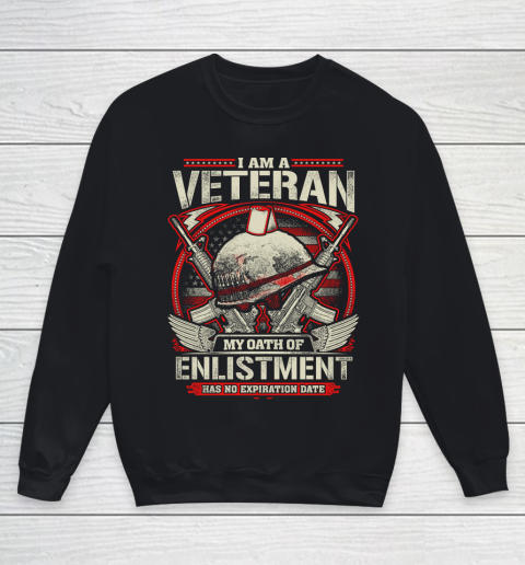 Veteran Oath Of Enlistment Youth Sweatshirt