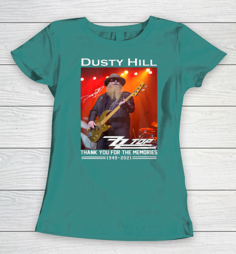Dusty Hill Thank You For Memories Women's T-Shirt 10