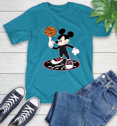 NBA Basketball Toronto Raptors Cheerful Mickey Disney Shirt not broken the mould T-Shirt 9