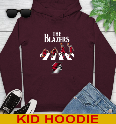 NBA Basketball Portland Trail Blazers The Beatles Rock Band Shirt Youth Hoodie 7