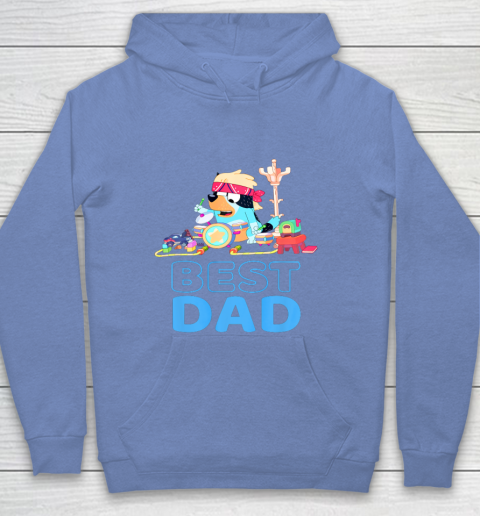 Bluey Best Dad Matching Family For Lover Youth Hoodie 8