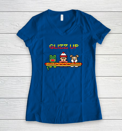 Sir Yacht Glizz Up Women's V-Neck T-Shirt 5