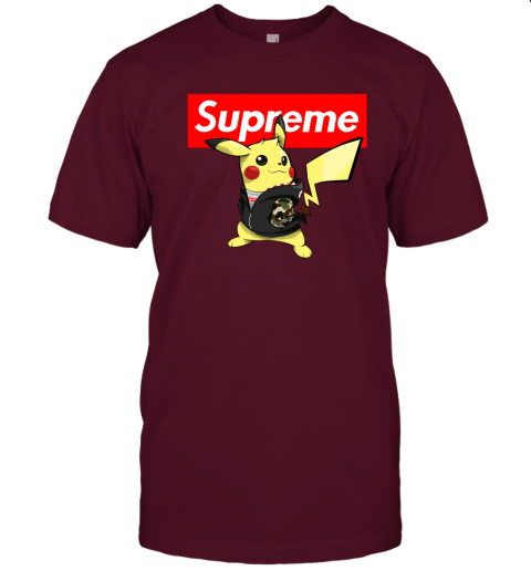 Funny Pikachu Supreme Unisex Jersey Tee