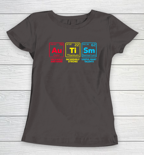 Autism Awareness Elements Periodic Table Women's T-Shirt 5