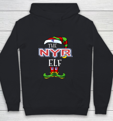 New York Rangers Christmas ELF Funny NHL Youth Hoodie