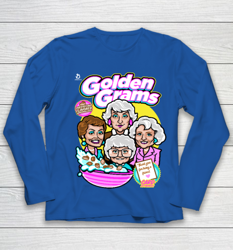Golden Girls Tshirt Golden Grams Cereal Youth Long Sleeve 7