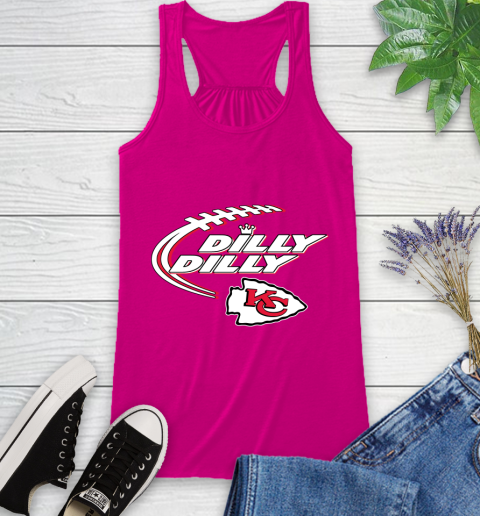 NFL Kansas City Chiefs Dilly Dilly Football Sports Racerback Tank 8