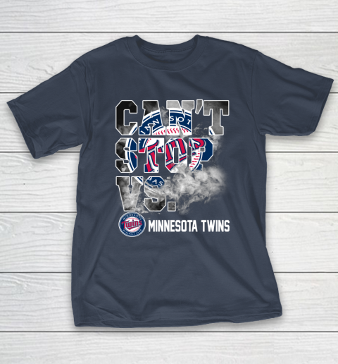 MLB Minnesota Twins Baseball Can't Stop Vs Twins T-Shirt 3