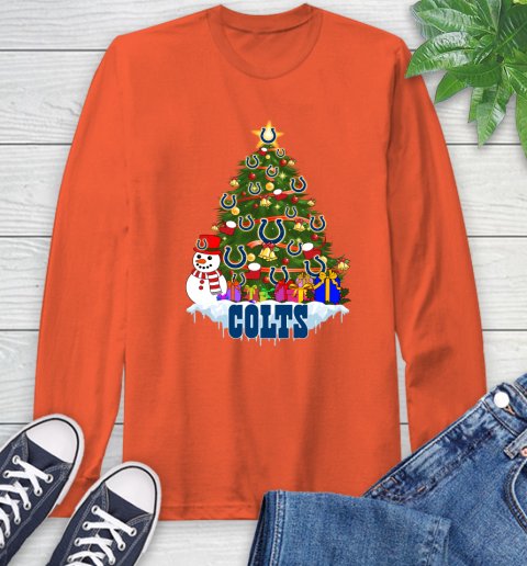 Indianapolis Colts Merry Christmas NFL Football Sports Long Sleeve T-Shirt 5