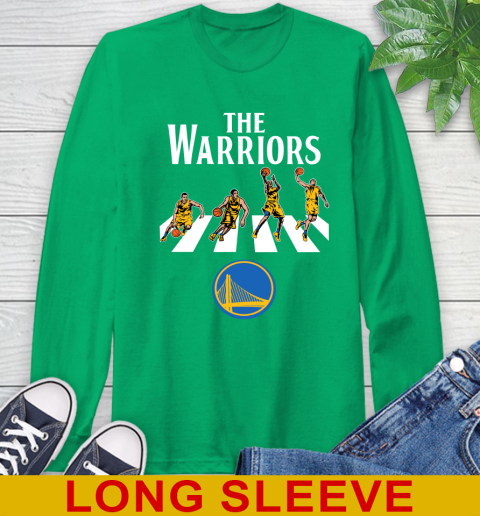 NBA Basketball Golden State Warriors The Beatles Rock Band Shirt Long Sleeve T-Shirt 8
