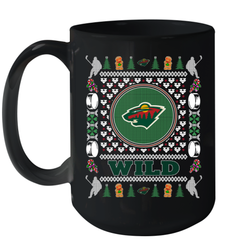 Minnesota Wild Merry Christmas NHL Hockey Loyal Fan Ceramic Mug 15oz