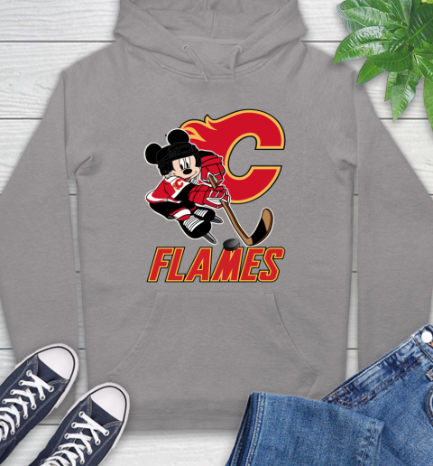 NHL Calgary Flames Mickey Mouse Disney Hockey T Shirt Hoodie 6