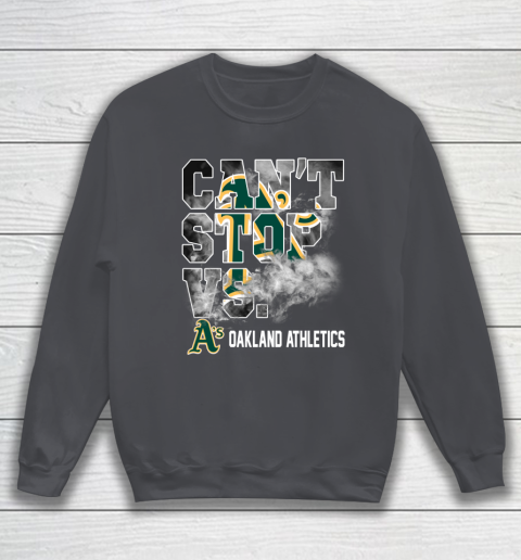 MLB Oakland Athletics Baseball Can't Stop Vs Athletics Sweatshirt 4