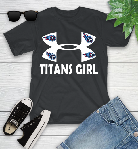 NFL Tennessee Titans Girl Under Armour Football Sports Youth T-Shirt
