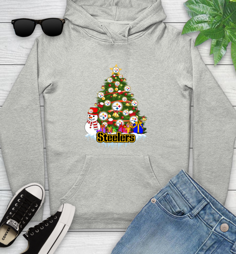 Pittsburgh Steelers Merry Christmas NFL Football Sports Youth Hoodie