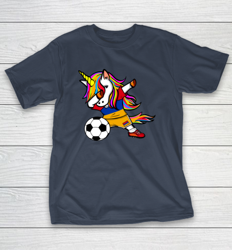 Dabbing Unicorn Armenia Football Armenian Flag Soccer T-Shirt 16
