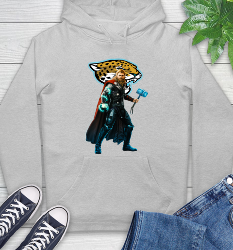 NFL Thor Avengers Endgame Football Jacksonville Jaguars Hoodie 6