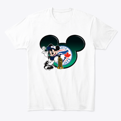 The Toronto Blue Jays The Commissioner's Trophy Mickey Mouse T-Shirt