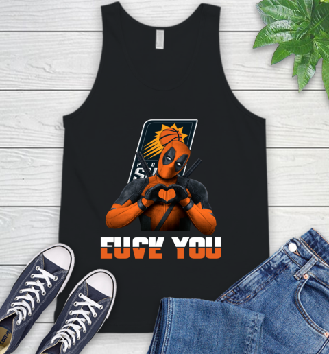 NBA Phoenix Suns Deadpool Love You Fuck You Basketball Sports Tank Top