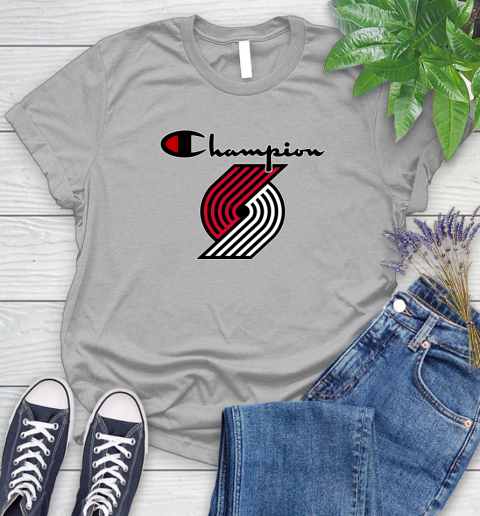 NBA Basketball Portland Trail Blazers Champion Shirt Women's T-Shirt 3