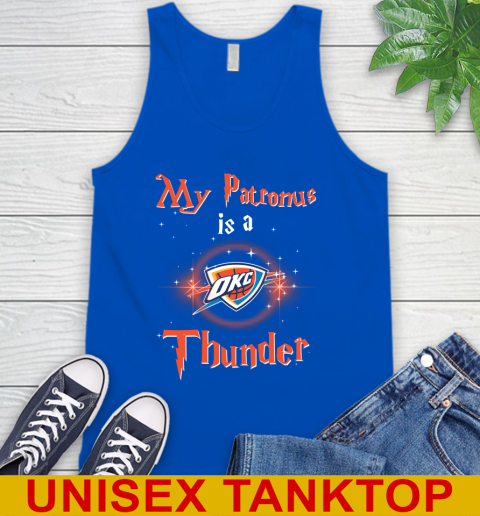 NBA Basketball Harry Potter My Patronus Is A Oklahoma City Thunder Tank Top 4