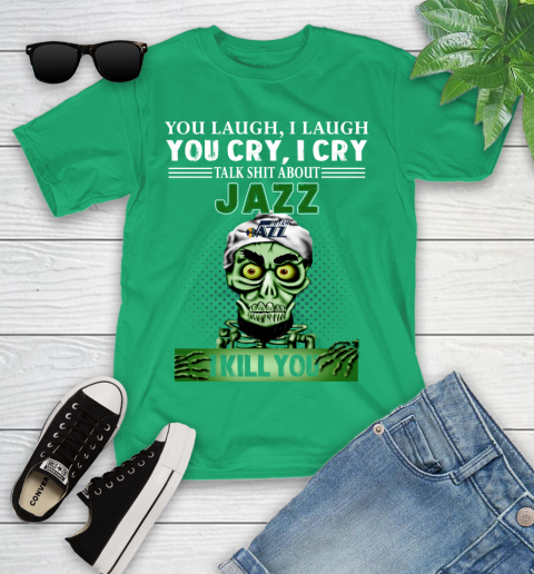 NBA Talk Shit About Utah Jazz I Kill You Achmed The Dead Terrorist Jeffrey Dunham Basketball Youth T-Shirt 8