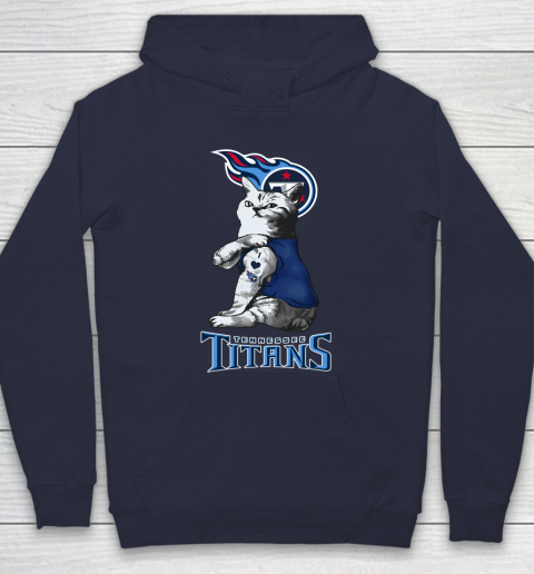 NFL Football My Cat Loves Tennessee Titans Hoodie 2