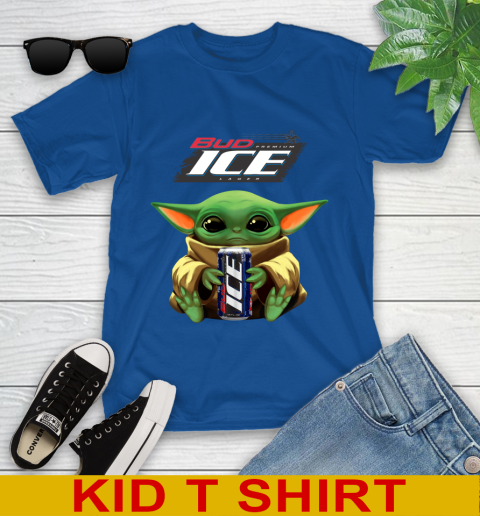 Star Wars Baby Yoda Hugs Bud Ice Beer Shirt 109