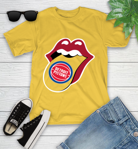 Detroit Pistons NBA Basketball Lips I Root For My Team Adoring Fan 110