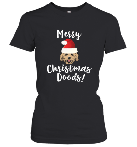 Merry Christmas Goldendoodle Funny Dog Sweatshirt Women T-Shirt