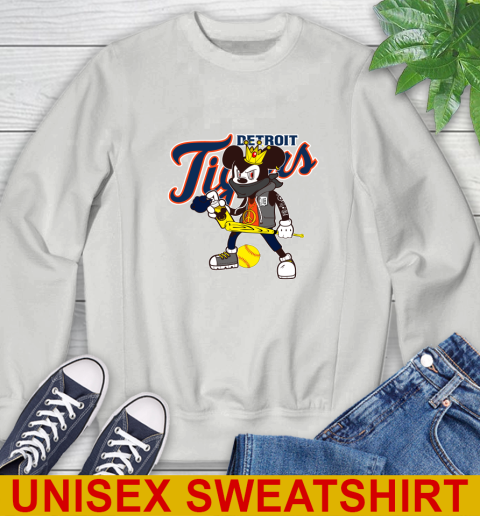 Detroit Tigers MLB Baseball Mickey Peace Sign Sports Sweatshirt 5