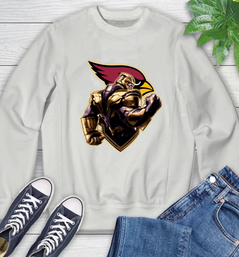 NFL Thanos Avengers Endgame Football Sports Arizona Cardinals Sweatshirt 5