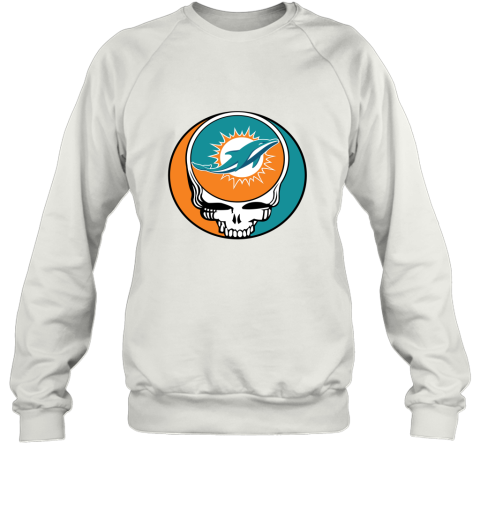 NFL Team Miami Dolphins x Grateful Dead Logo Band Sweatshirt