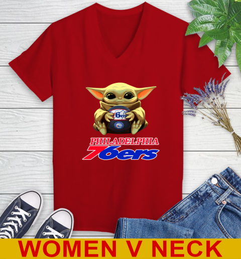 NBA Basketball Philadelphia 76ers Star Wars Baby Yoda Shirt 88