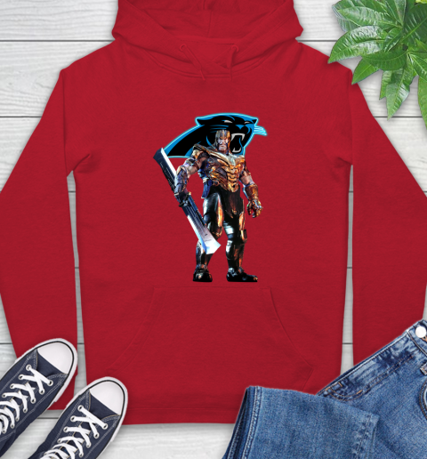 NFL Thanos Gauntlet Avengers Endgame Football Carolina Panthers Hoodie 10