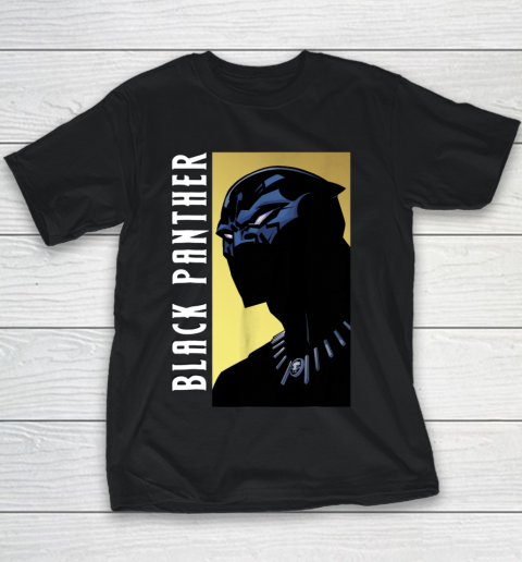Marvel Black Panther Character Profile Intro Graphic Youth T-Shirt