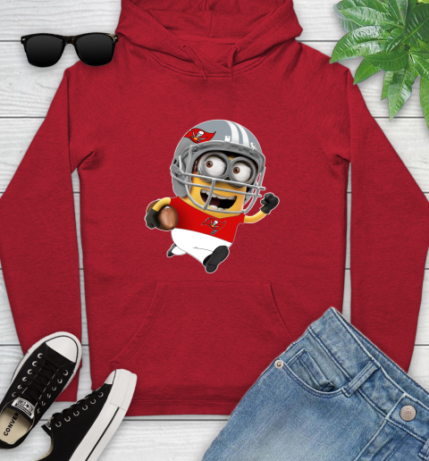 NFL Tampa Bay Buccaneers Minions Disney Football Sports Youth Hoodie 11