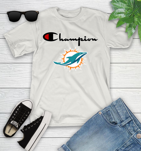 NFL Football Miami Dolphins Champion Shirt Youth T-Shirt 11