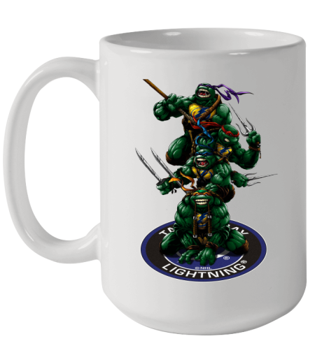 NHL Hockey Tampa Bay Lightning Teenage Mutant Ninja Turtles Shirt Ceramic Mug 15oz