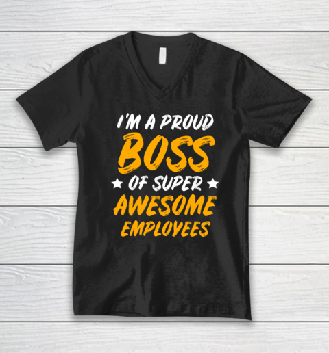 Boss Day Employee Appreciation Office V-Neck T-Shirt
