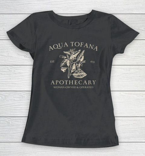 Funny Feminist Aqua Tofana Apothecary Vintage Women's T-Shirt