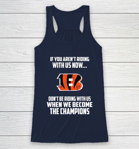 NFL Cincinnati Bengals Football We Become The Champions Racerback Tank 8