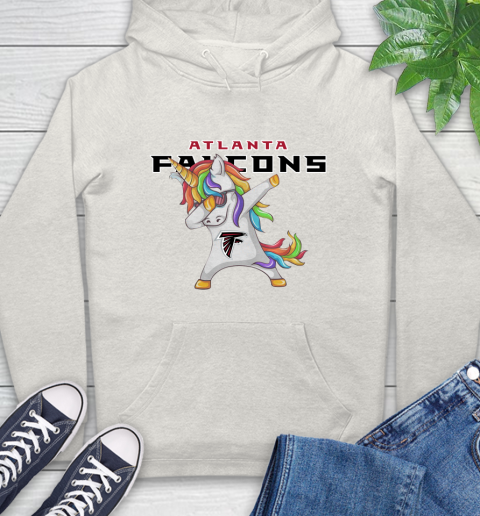 Atlanta Falcons NFL Football Funny Unicorn Dabbing Sports Hoodie 12