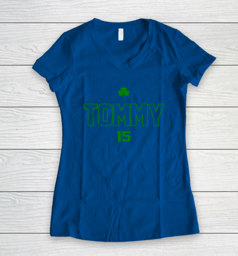 Celtics Tommy 15 Women's V-Neck T-Shirt 7